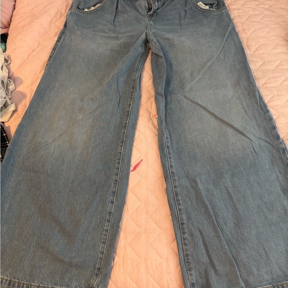 Forever 21 Light Blue Flare Jeans
